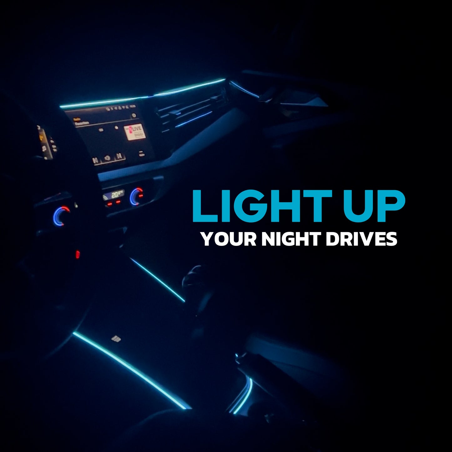 Abient Lighting USB/USBC (110cm/43 inches each stripe)